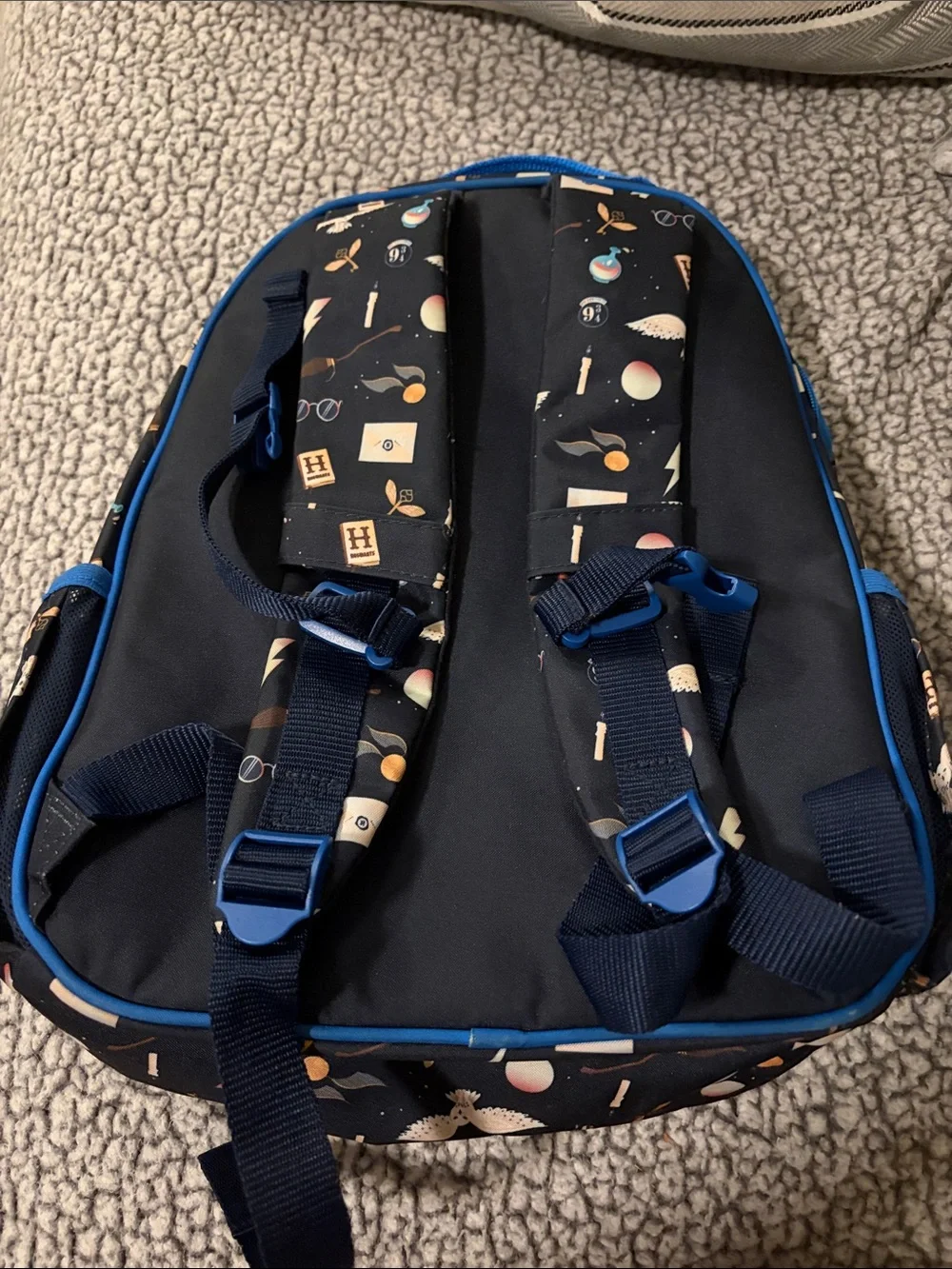 Kids Simple Modern Harry Potter themed Navy & Blue Backpack